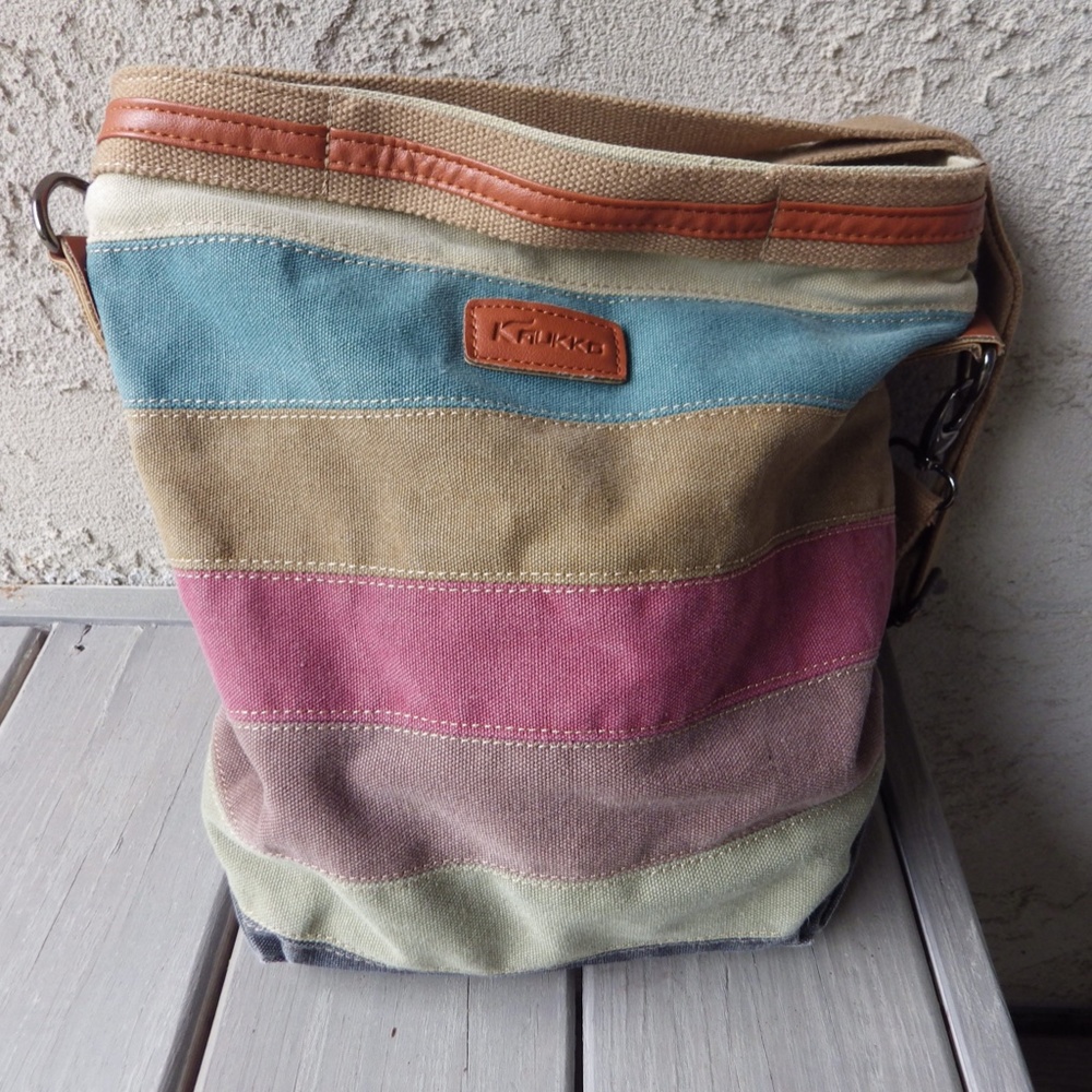Kaukko  cotton canvas shoulder bag